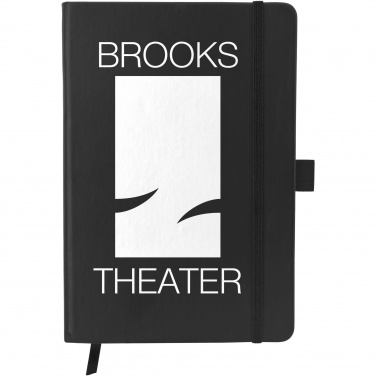 Logotrade ärikingituse foto: Värvilise servaga A5 kõvakaaneline märkmik